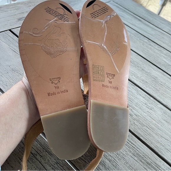 Free People Sunset Cruise Embellished Leather Sandals Womens Size 9 NWT - Picture 8 of 9